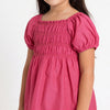 Girls Solid Woven Top