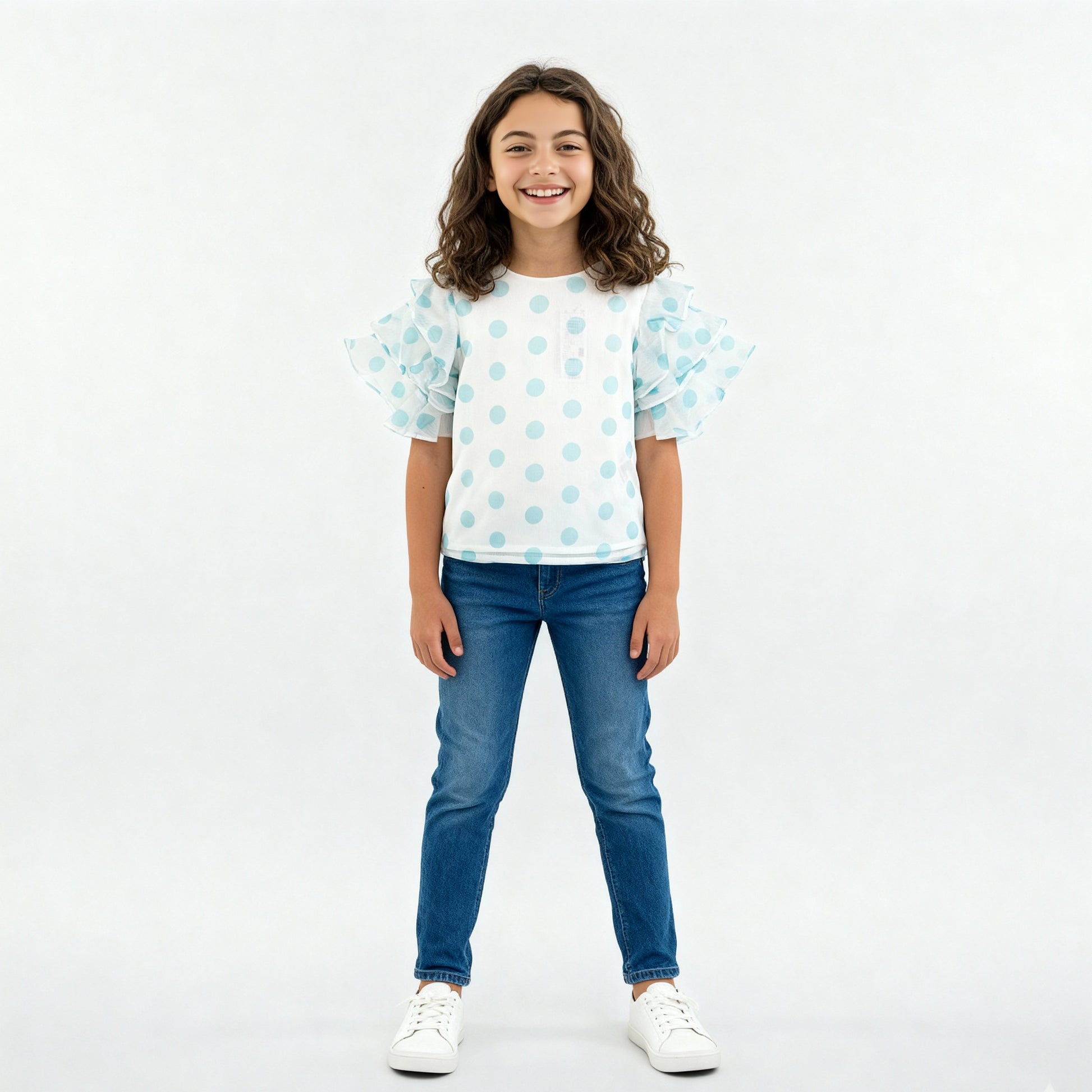 Girls Polka Dot Top