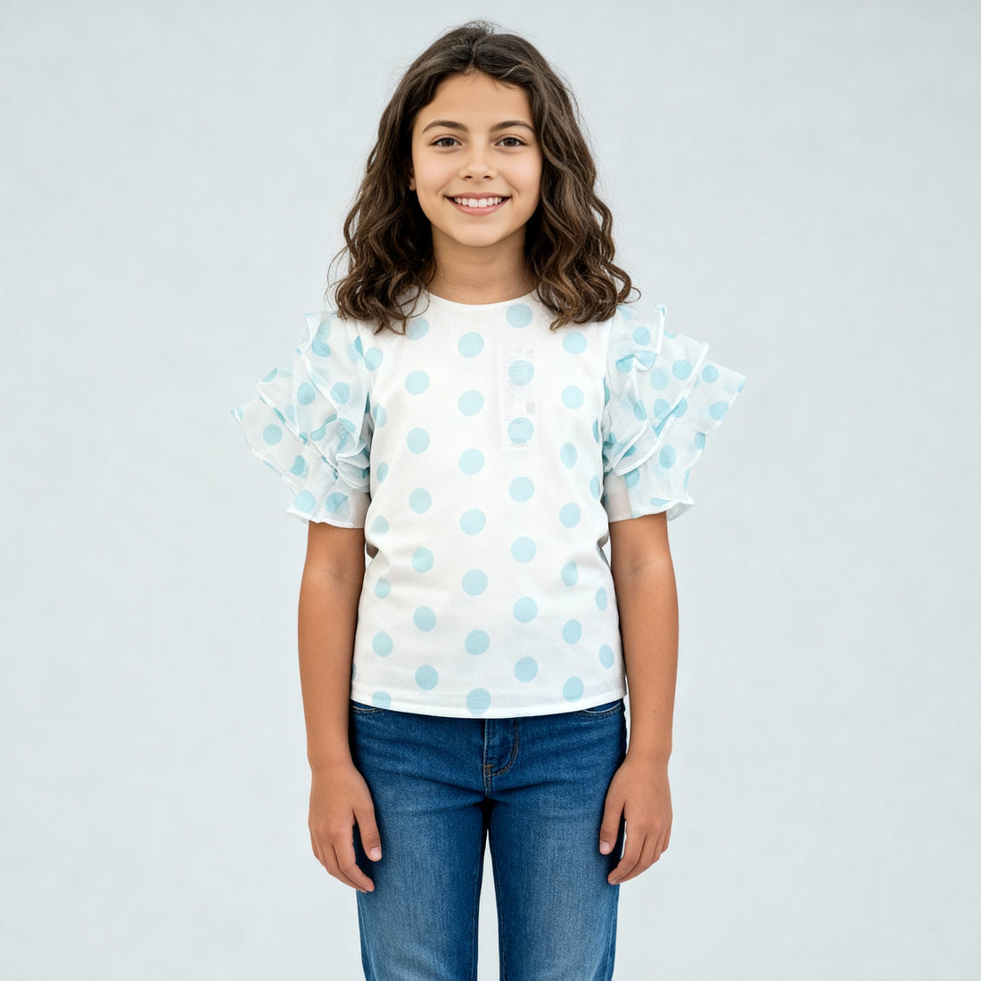 Girls Polka Dot Top