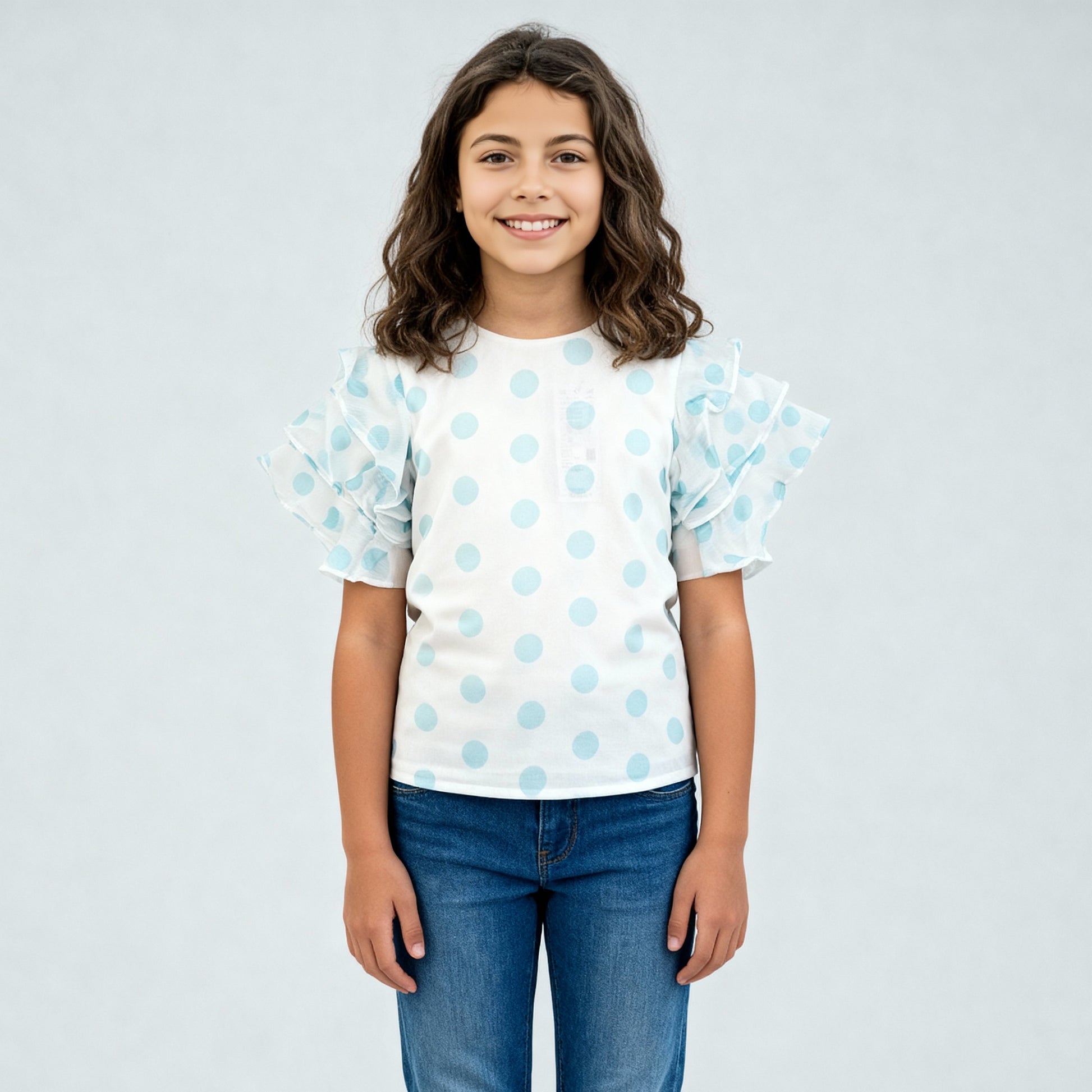 Girls Polka Dot Top