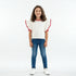 Girls Cotton Hi-Low Pleated Top