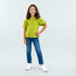 Girls Cotton Hi-Low Pleated Top