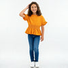 Girls Pleats Comfort Top