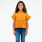 Girls Pleats Comfort Top