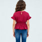 Girls Pleats Comfort Top