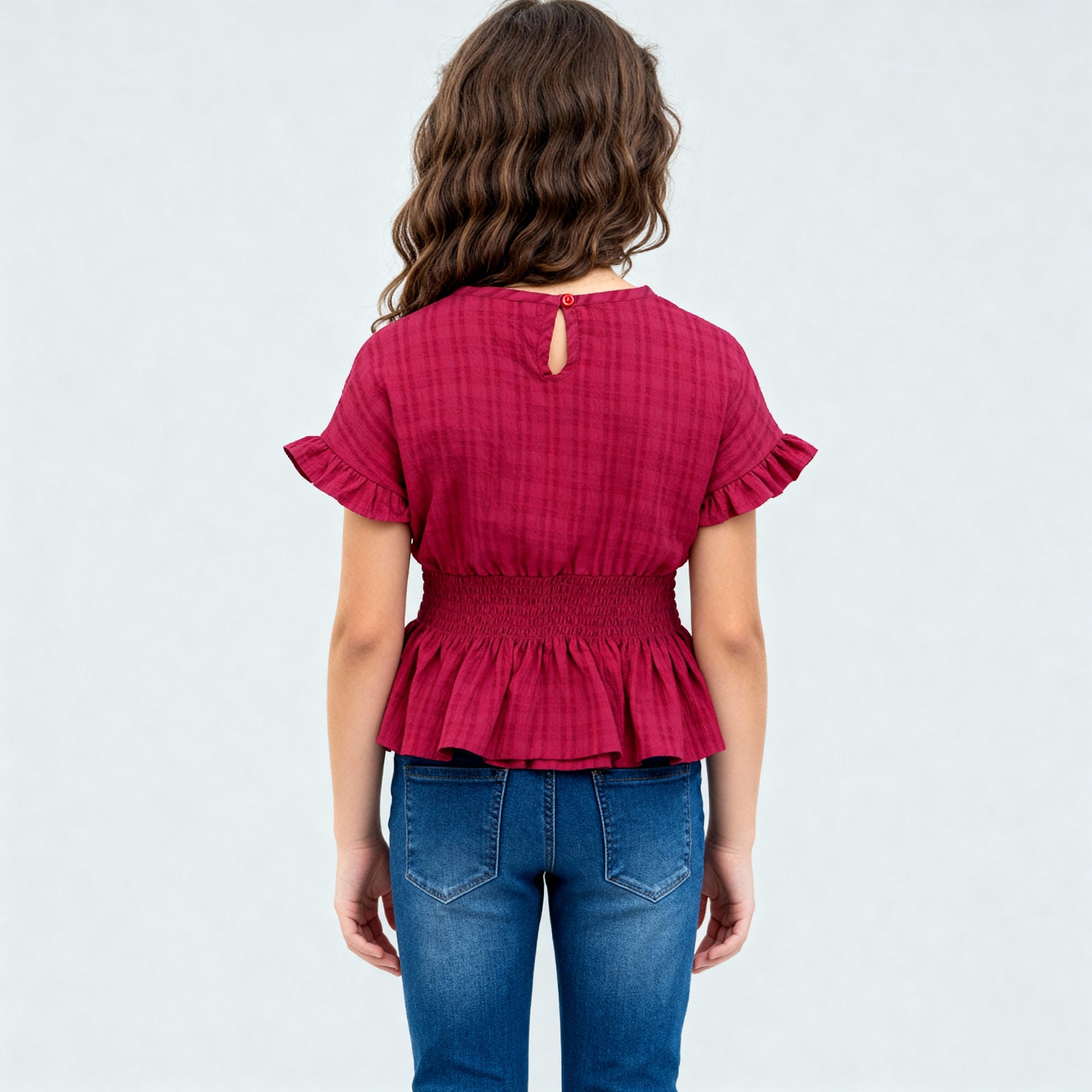 Girls Pleats Comfort Top