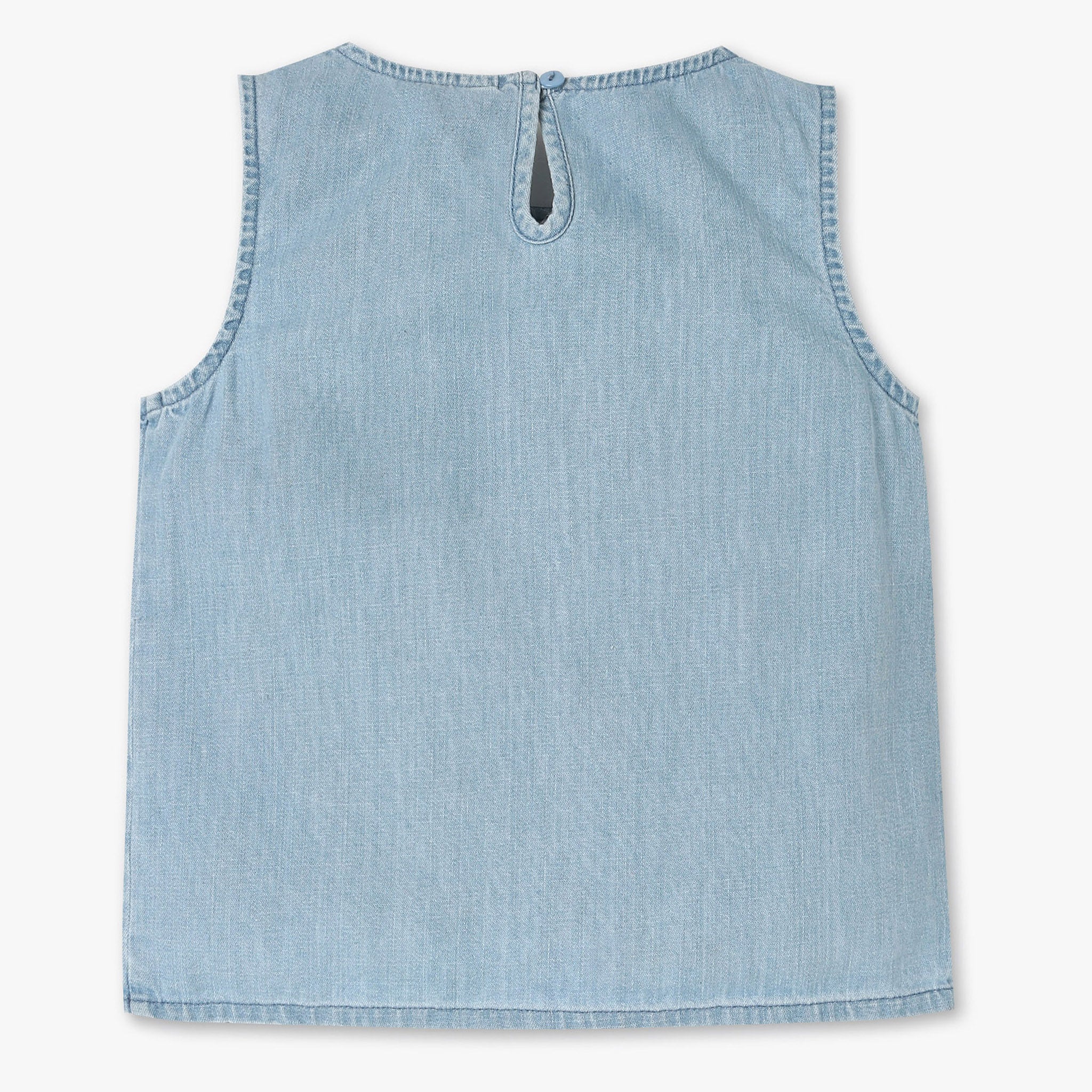 Girls Cotton Fabric Sleeveless Top