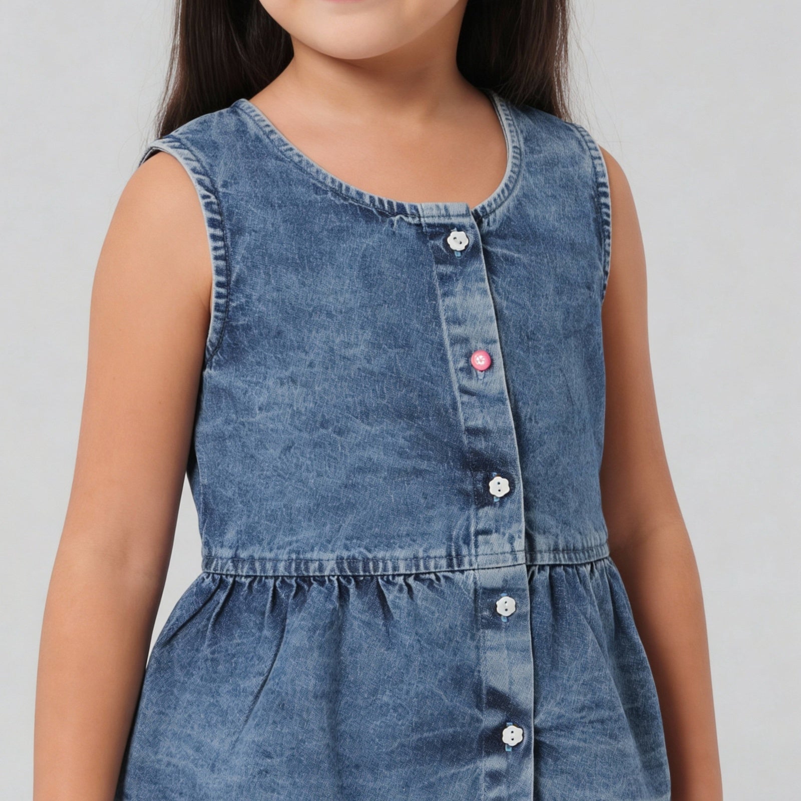 Girls Cotton Sleeveless Top