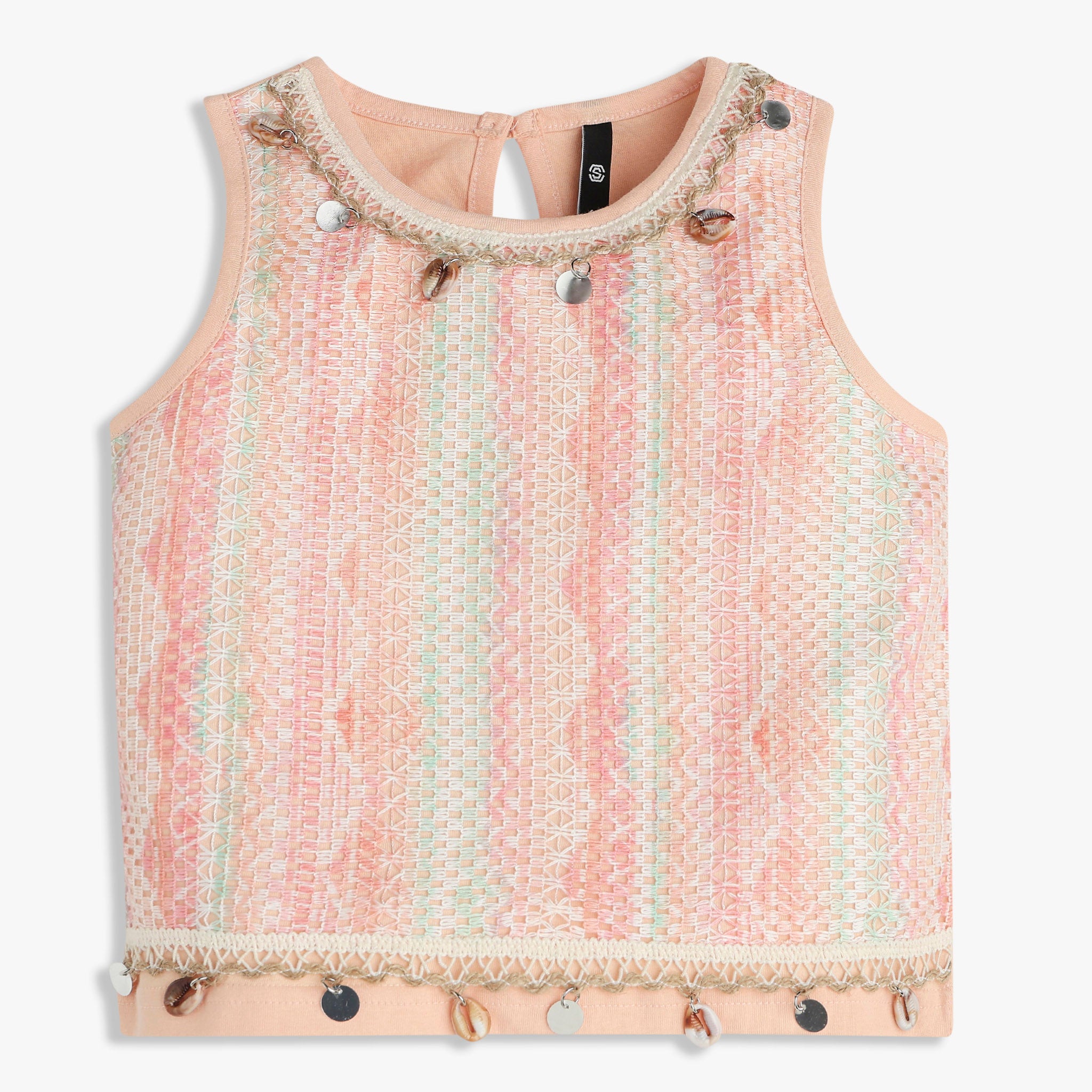 Girls Cotton Textured Top