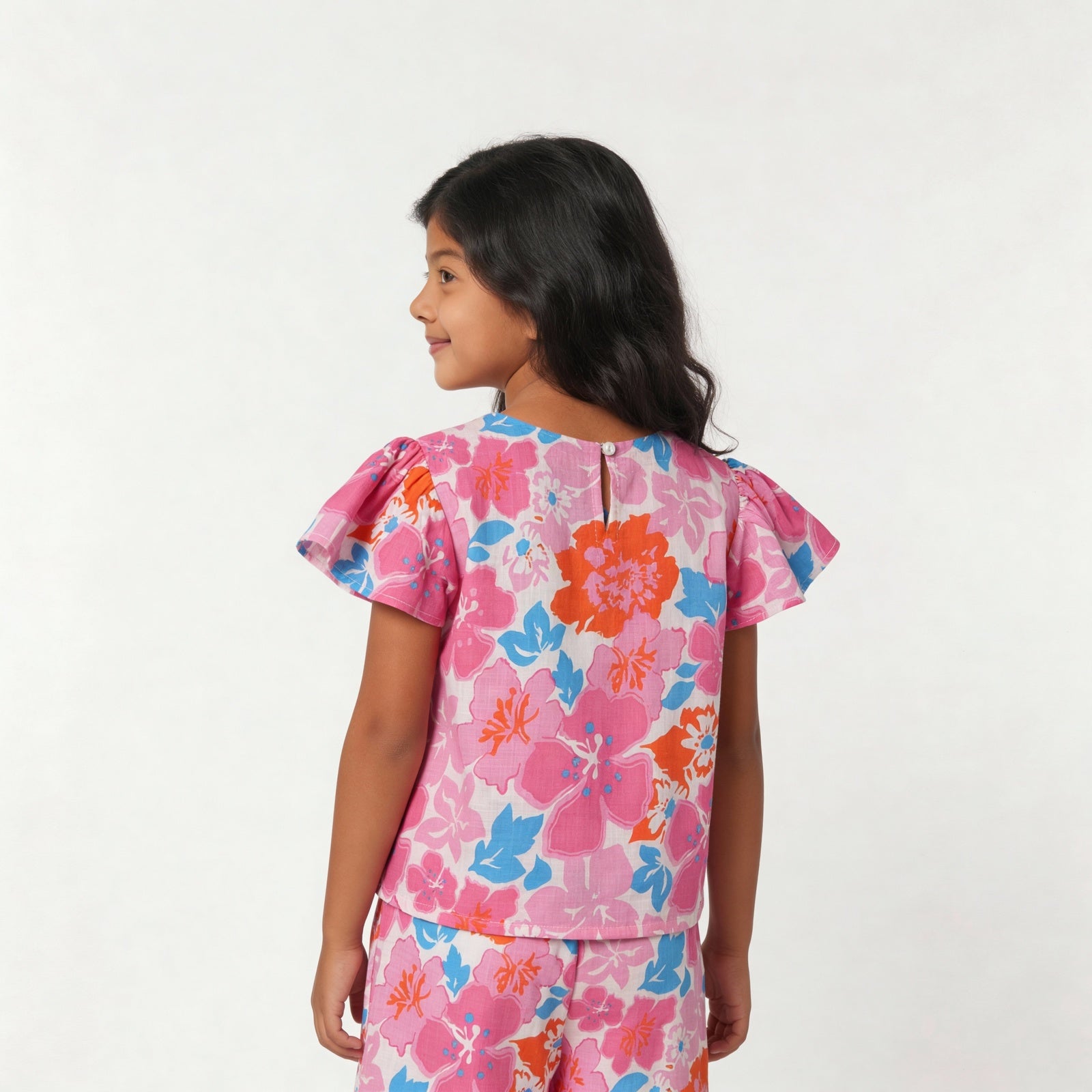 Girls Cotton Printed Dress