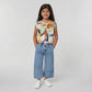 Girls Printed Crew Neck Boxy Fit Top