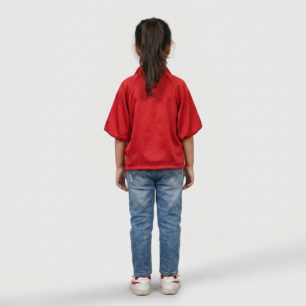 Girls Embellished 3D Rosette Top