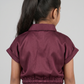 Girls Solid Crop Top