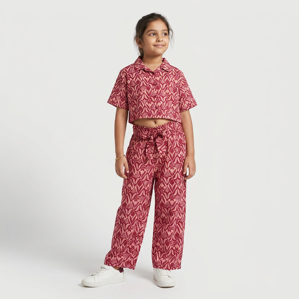 Girls Cotton Printed Top