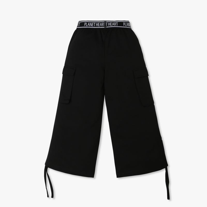 Girls Mid Rise Full Length Trackpants