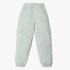 Girls Wide Leg Full Length Solid Mid Rise Trackpants