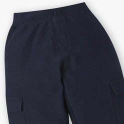 Girls Wide Leg Solid Trackpants