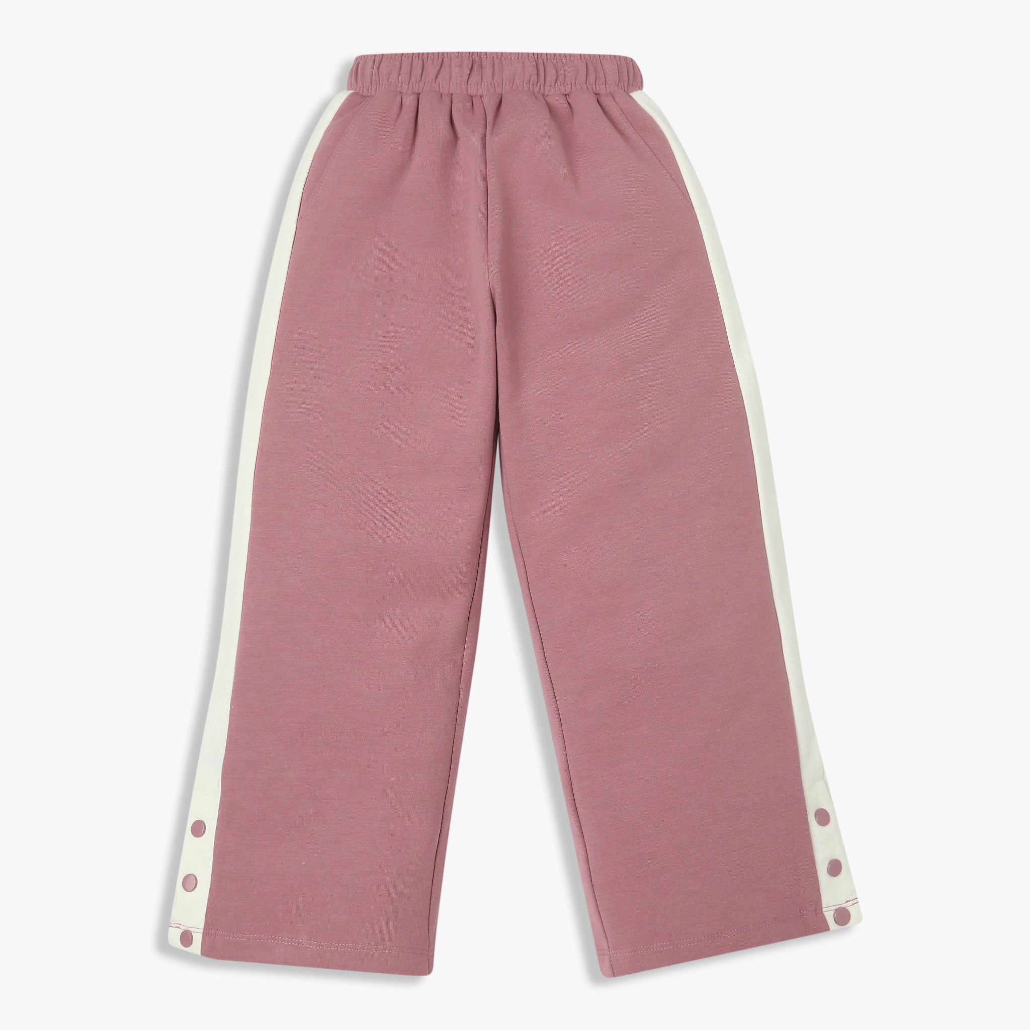 Girls Solid Pop Joggers