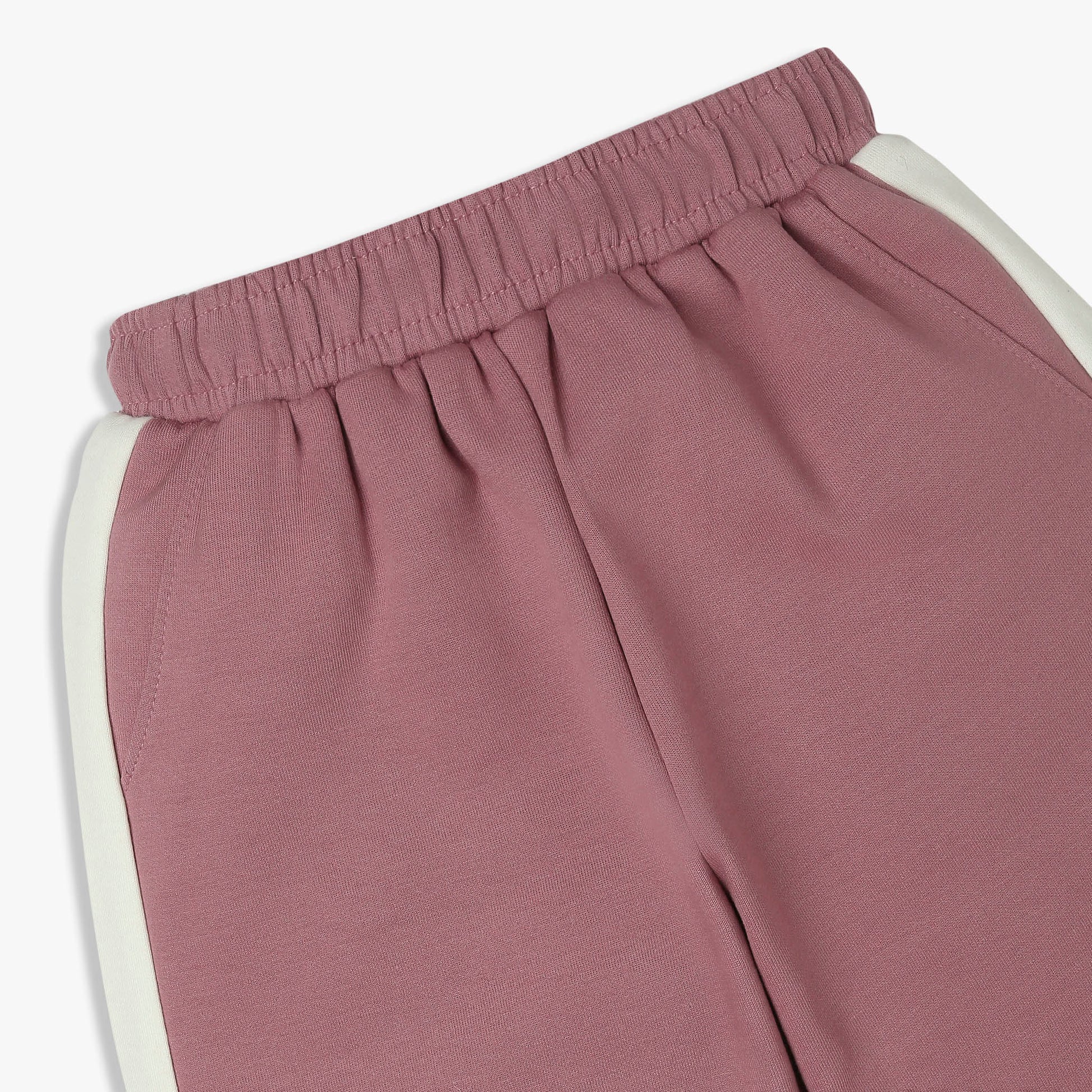 Girls Solid Pop Joggers