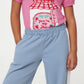 Girls Solid Pop Joggers