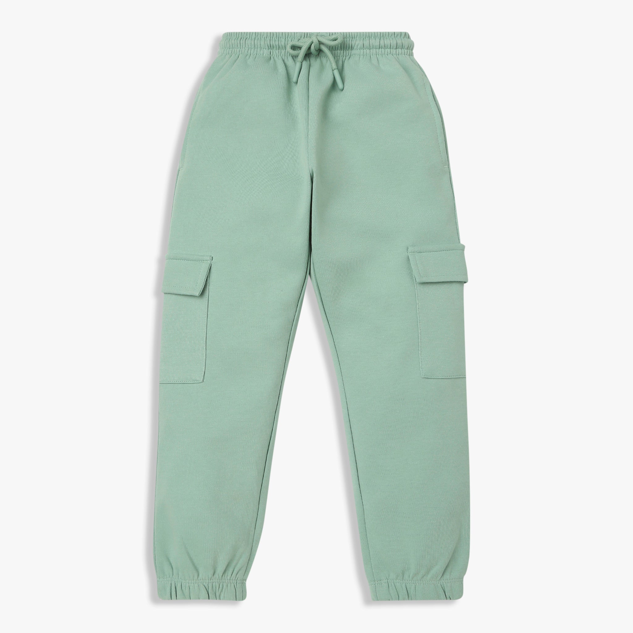 Girls Solid Pop Joggers