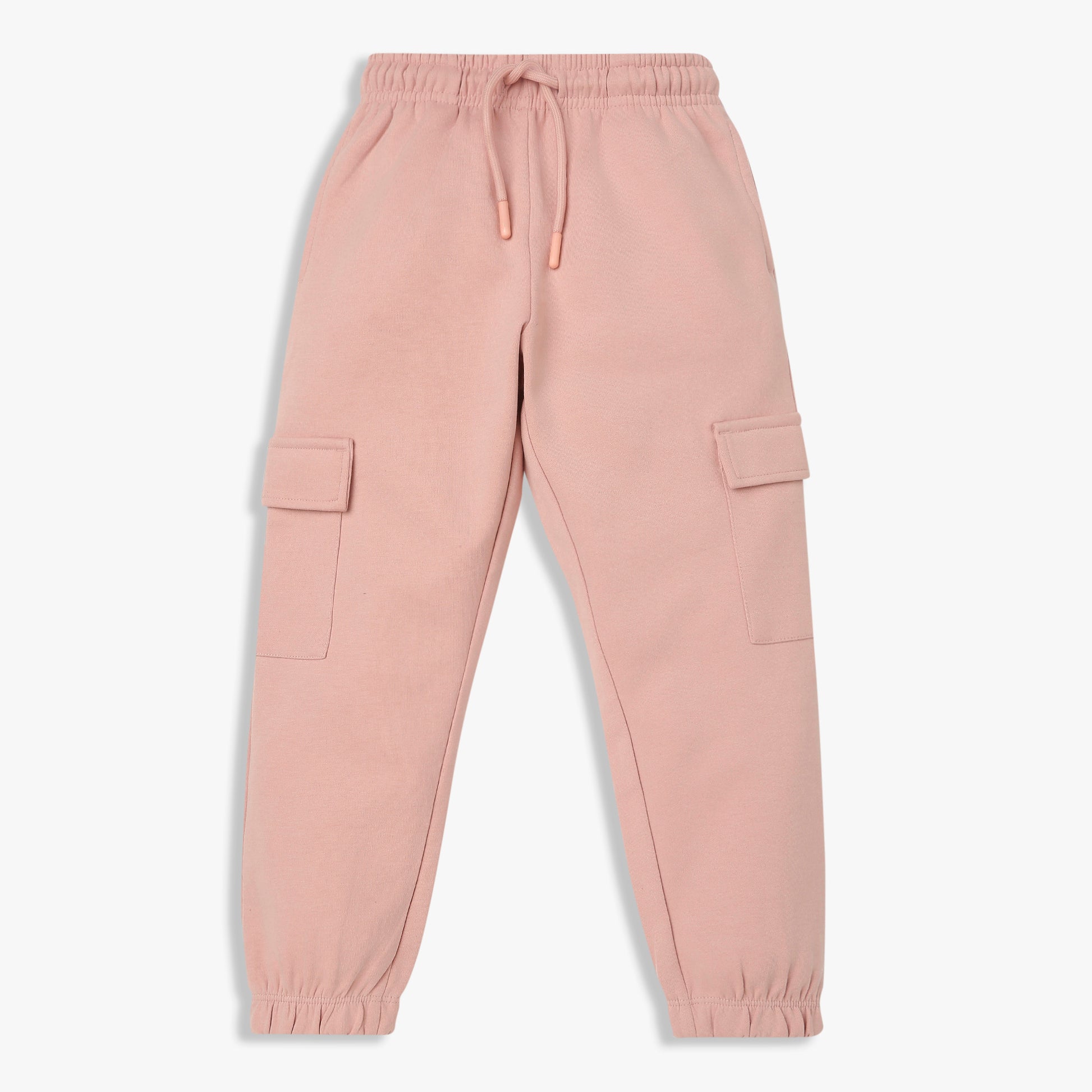 Girls Solid Pop Joggers