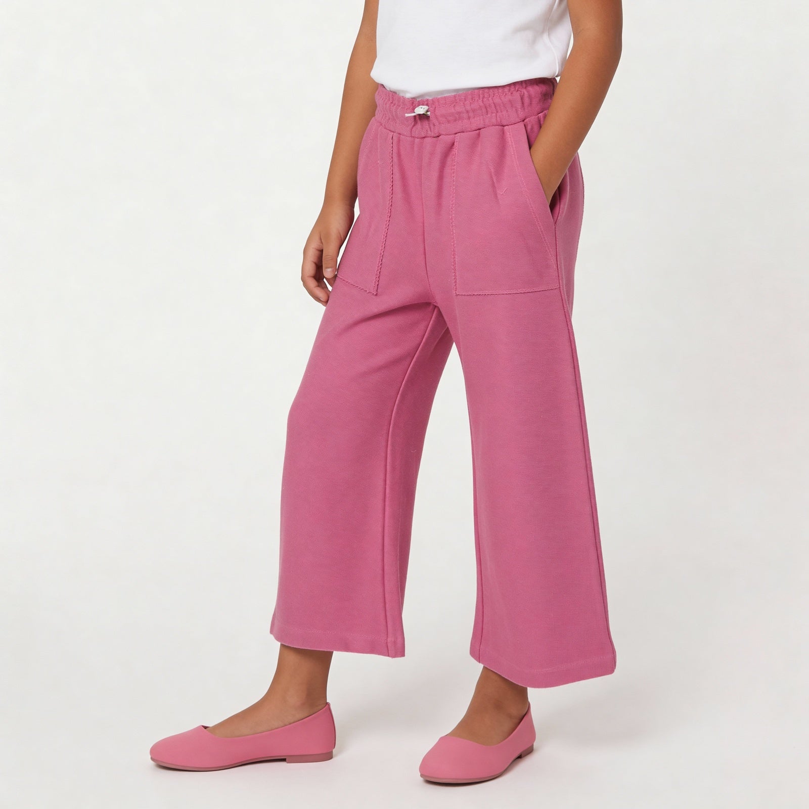Girls Clubhouse Days Twill Knit Trackpants