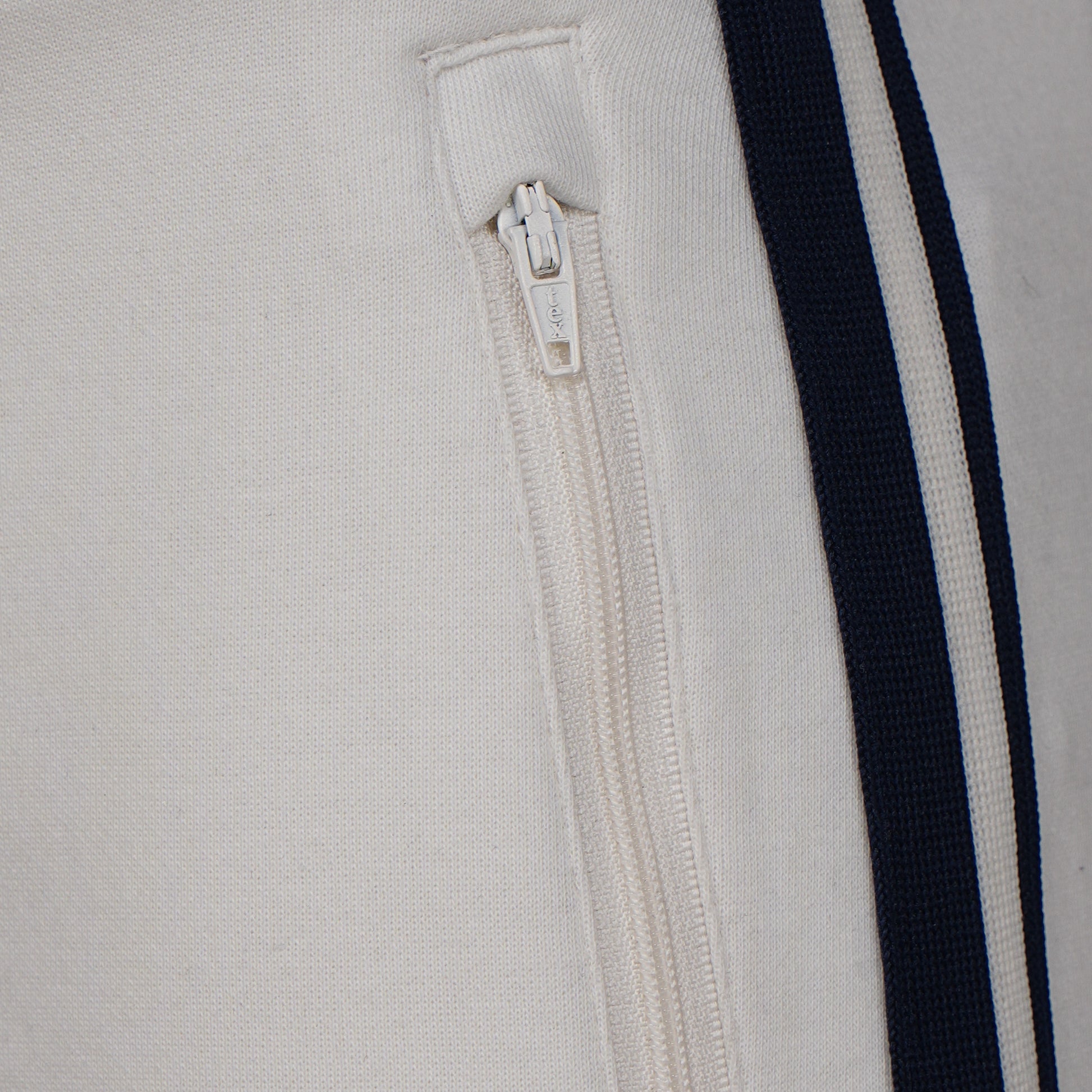 Girls Solid Joggers with Side Tape and Zipper