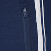 Girls Solid Joggers with Side Tape and Zipper