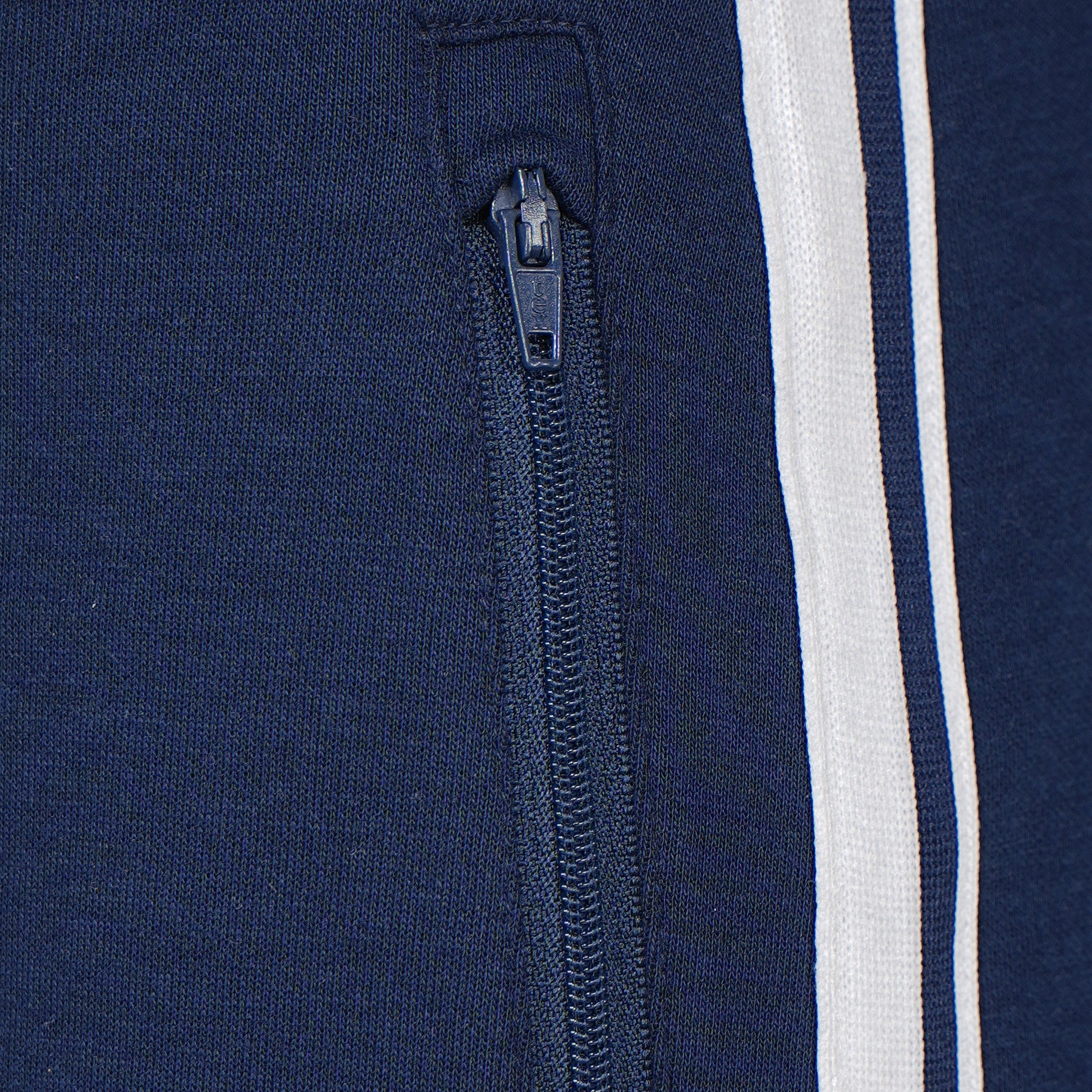 Girls Solid Joggers with Side Tape and Zipper