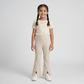 Girls Rib Trackpant With Hem Slit