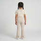 Girls Rib Trackpant With Hem Slit