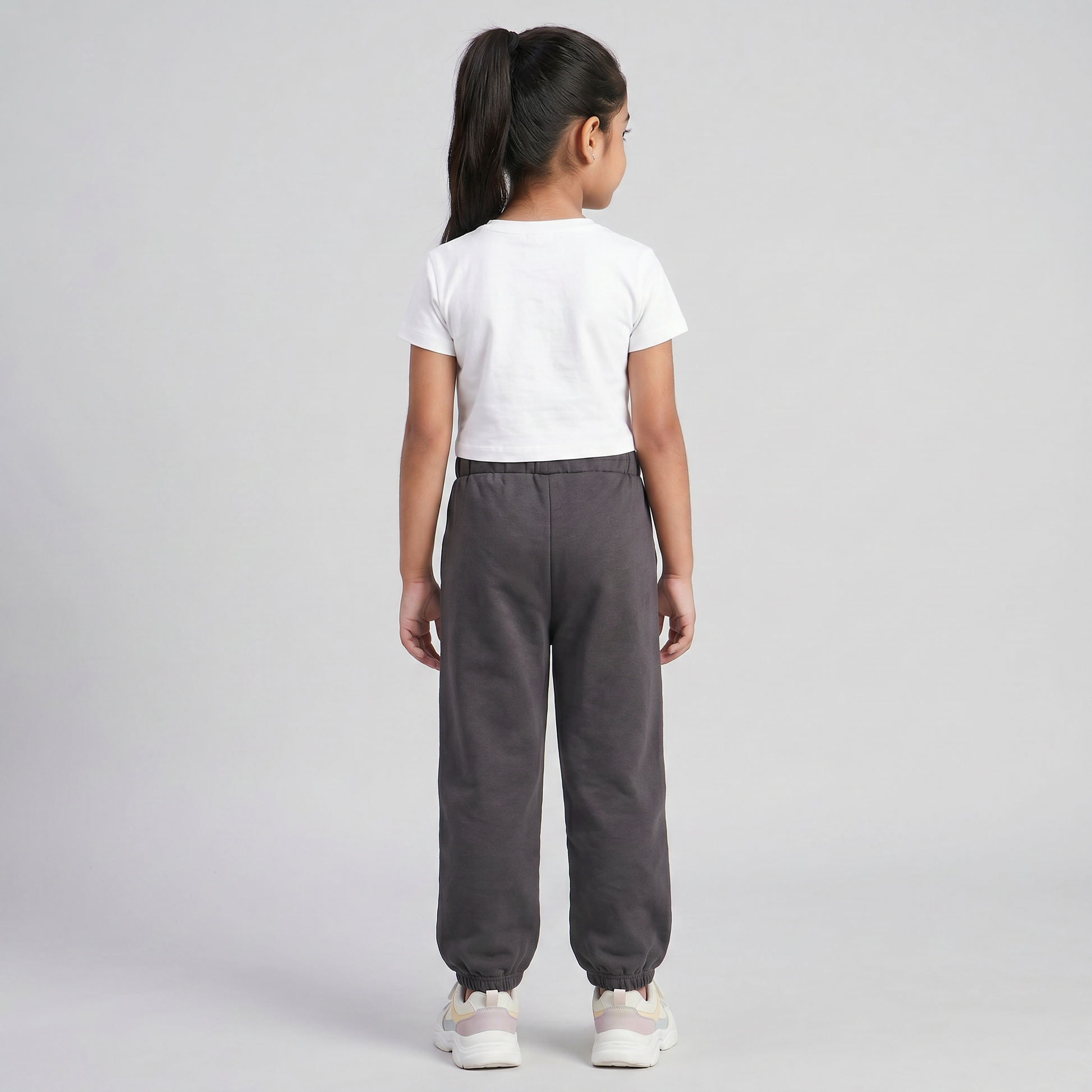 Girls Cute Punk Printed Trackpant