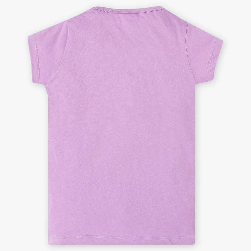 Girls Regular Fit Graphic T-Shirt