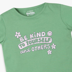 Girls Regular Fit Printed T-Shirt