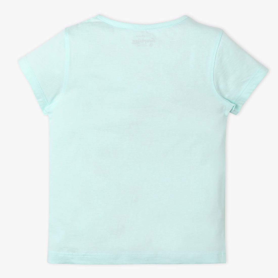 Girls Regular Fit Graphic Crew Neck T-Shirt