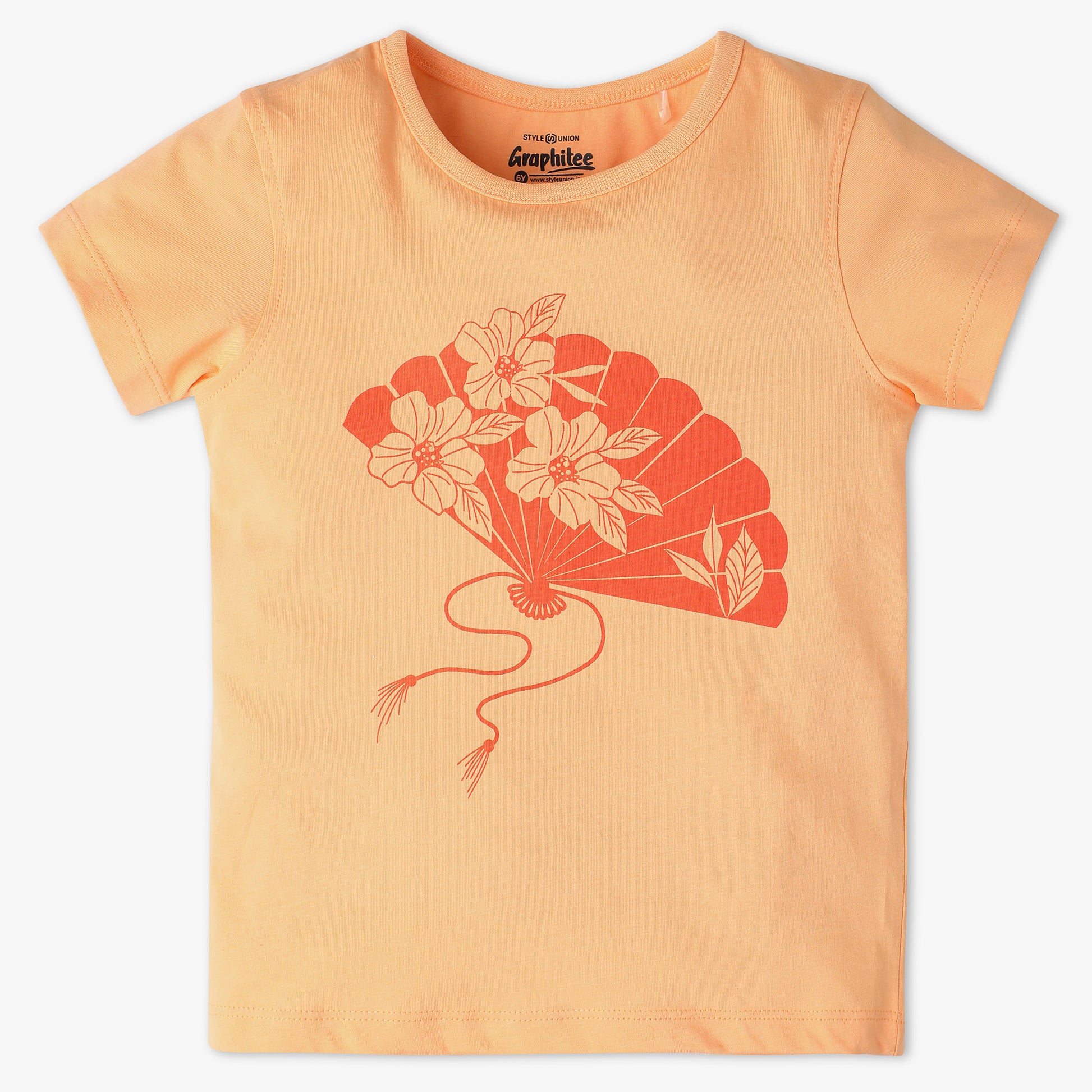 Girls Crew Neck Fun Playtime Graphic T-Shirt