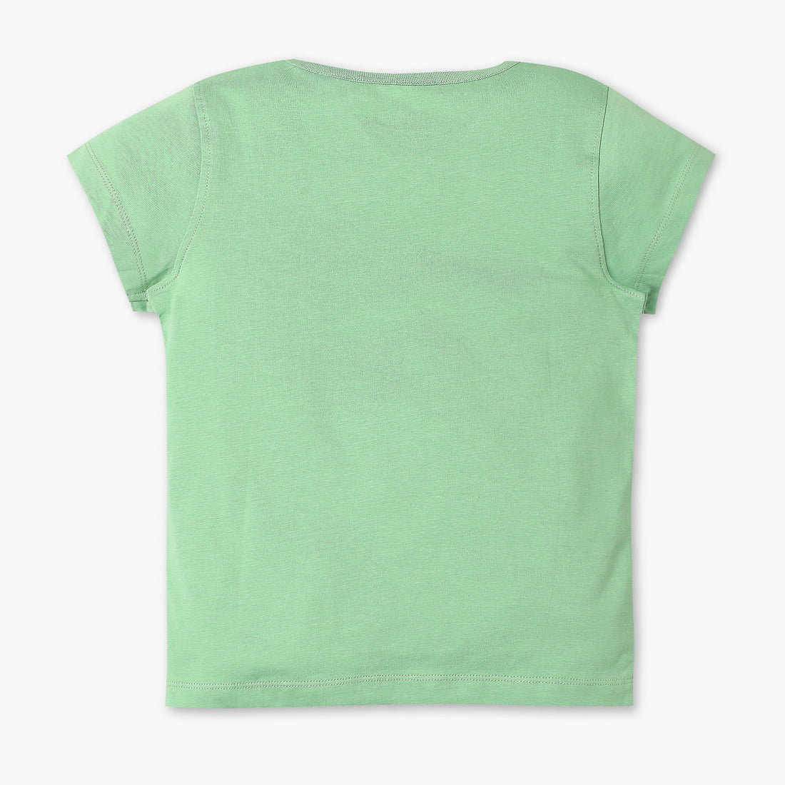 Girls Regular Fit Graphic Crew Neck T-Shirt