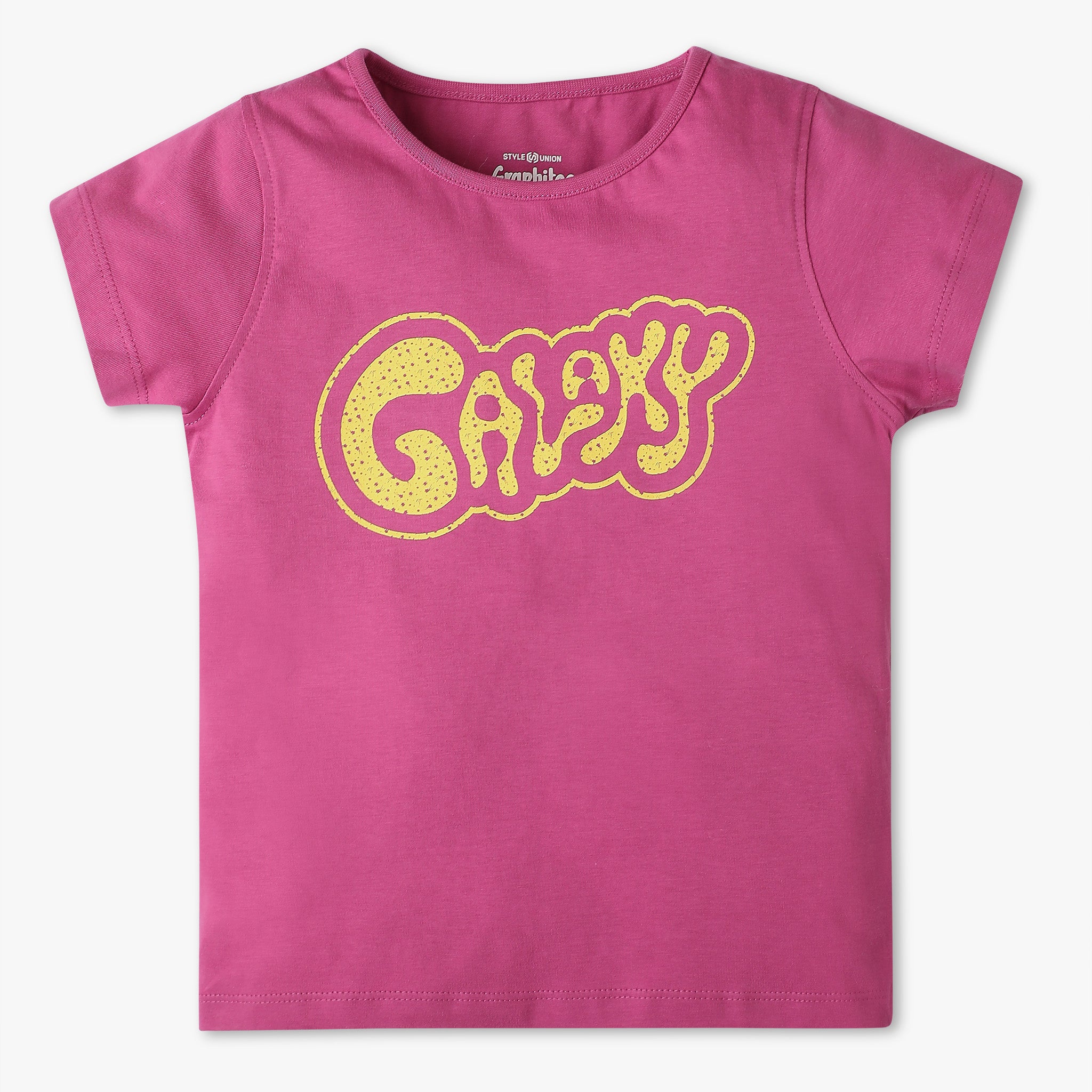 Girls Crew Neck Fun Playtime Graphic T-Shirt