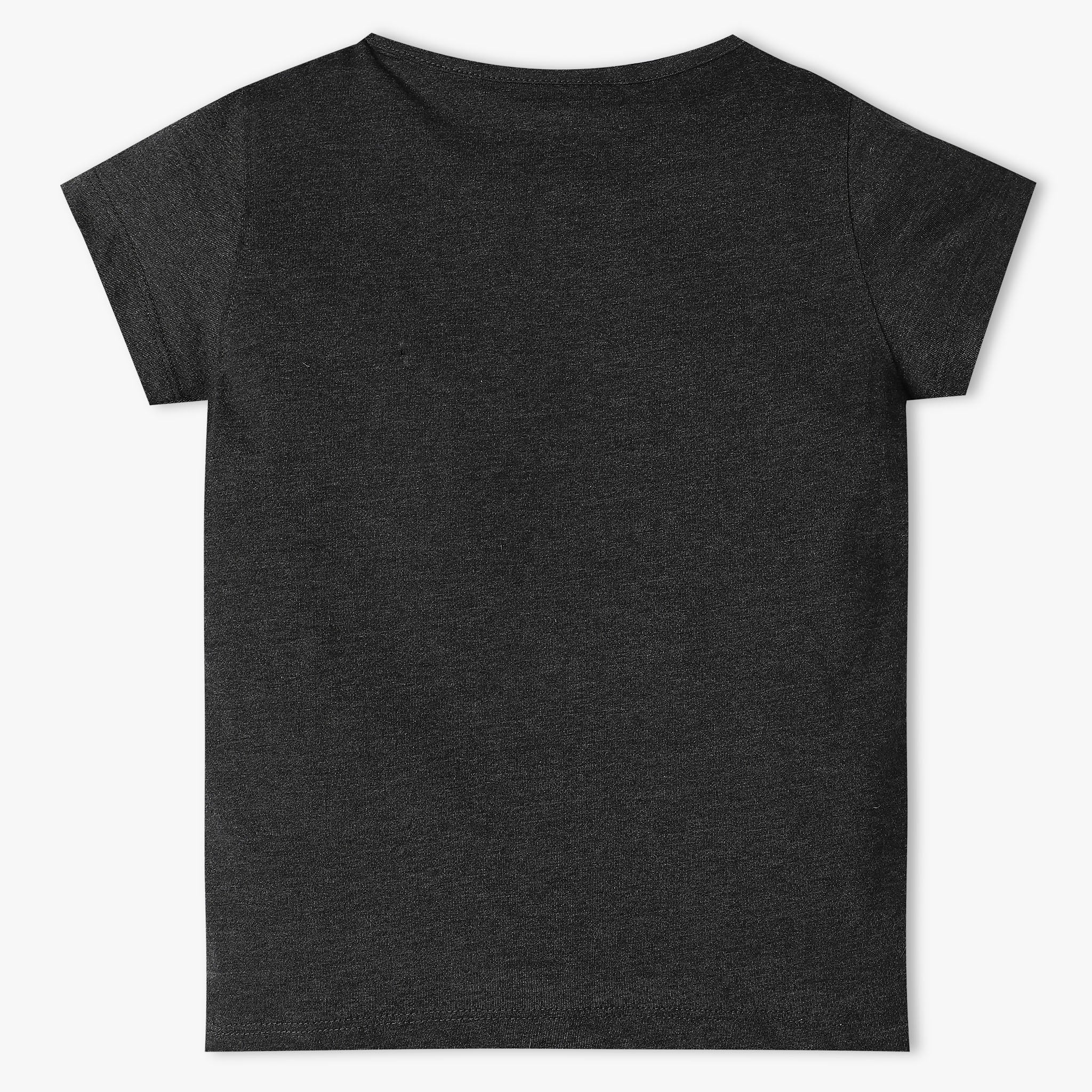 Girls Crew Neck Fun Playtime Graphic T-Shirt