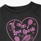 Girls Crew Neck Fun Playtime Graphic T-Shirt