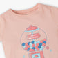 Girls Crew Neck Fun Playtime Graphic T-Shirt