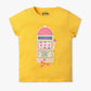 Girls Regular Fit Graphic Crew Neck T-Shirt