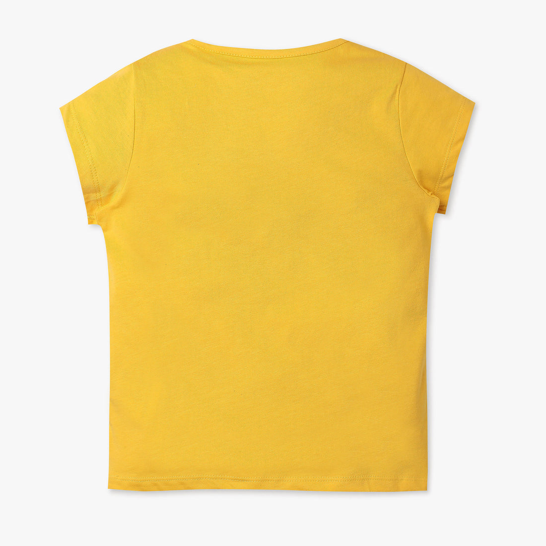 Girls Regular Fit Graphic Crew Neck T-Shirt