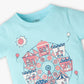 Girls Crew Neck Fun Playtime Graphic T-Shirt