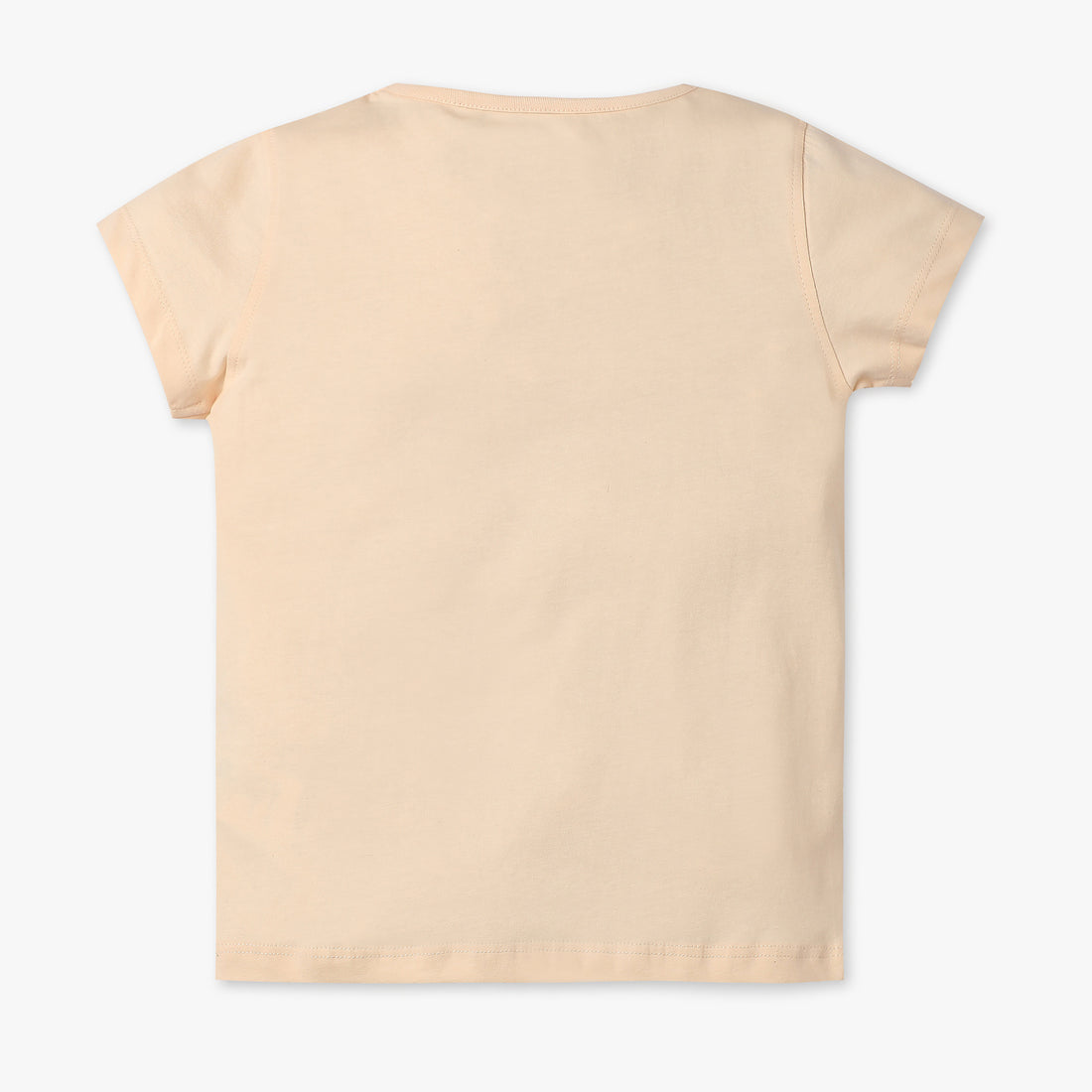 Girls Regular Fit Graphic Crew Neck T-Shirt