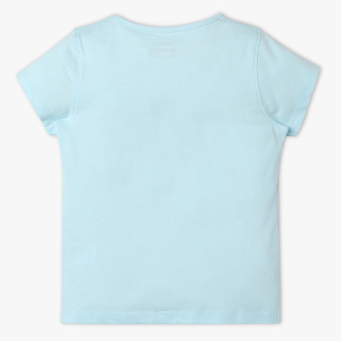 Girls Regular Fit Graphic Crew Neck T-Shirt