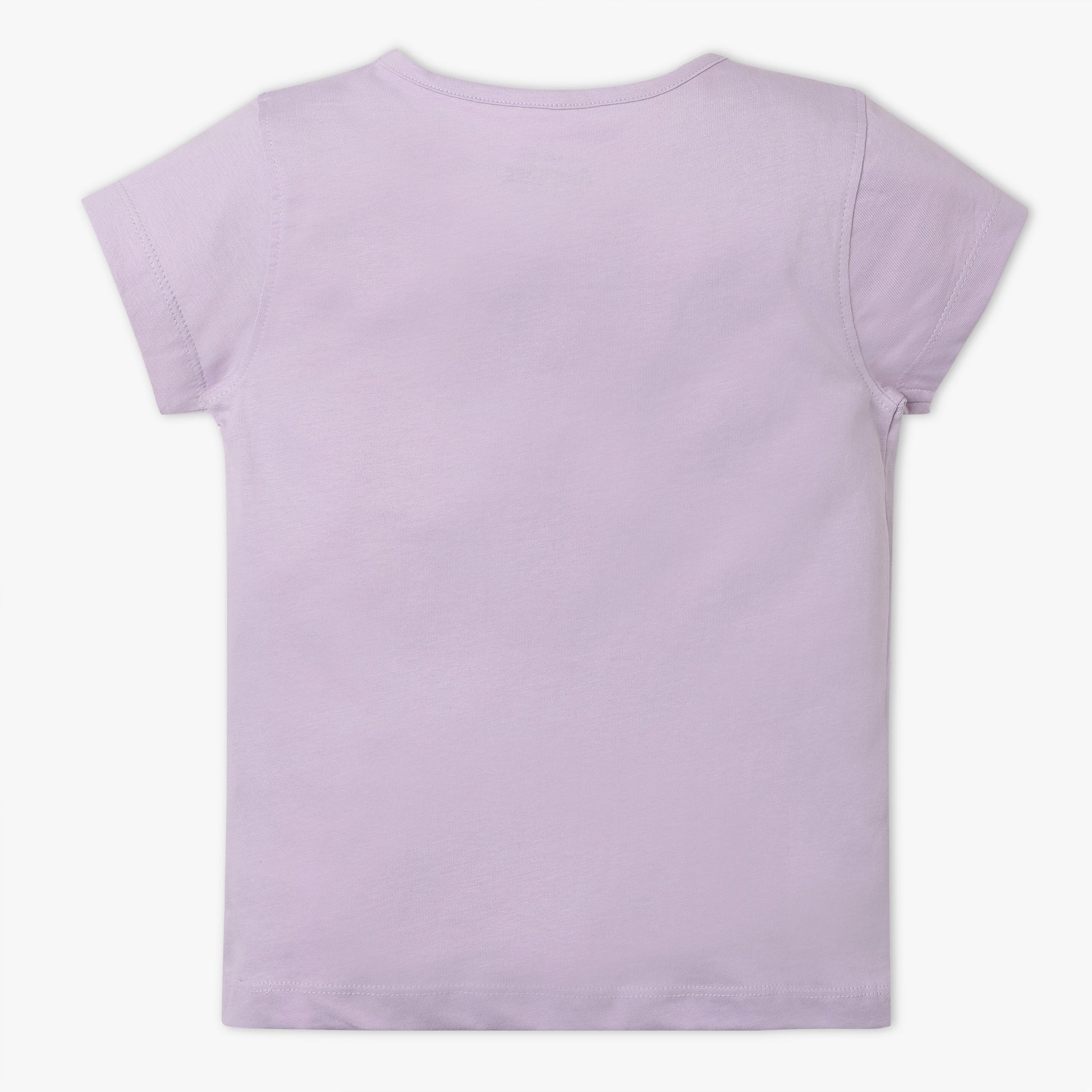 Girls Regular Fit Graphic Crew Neck T-Shirt