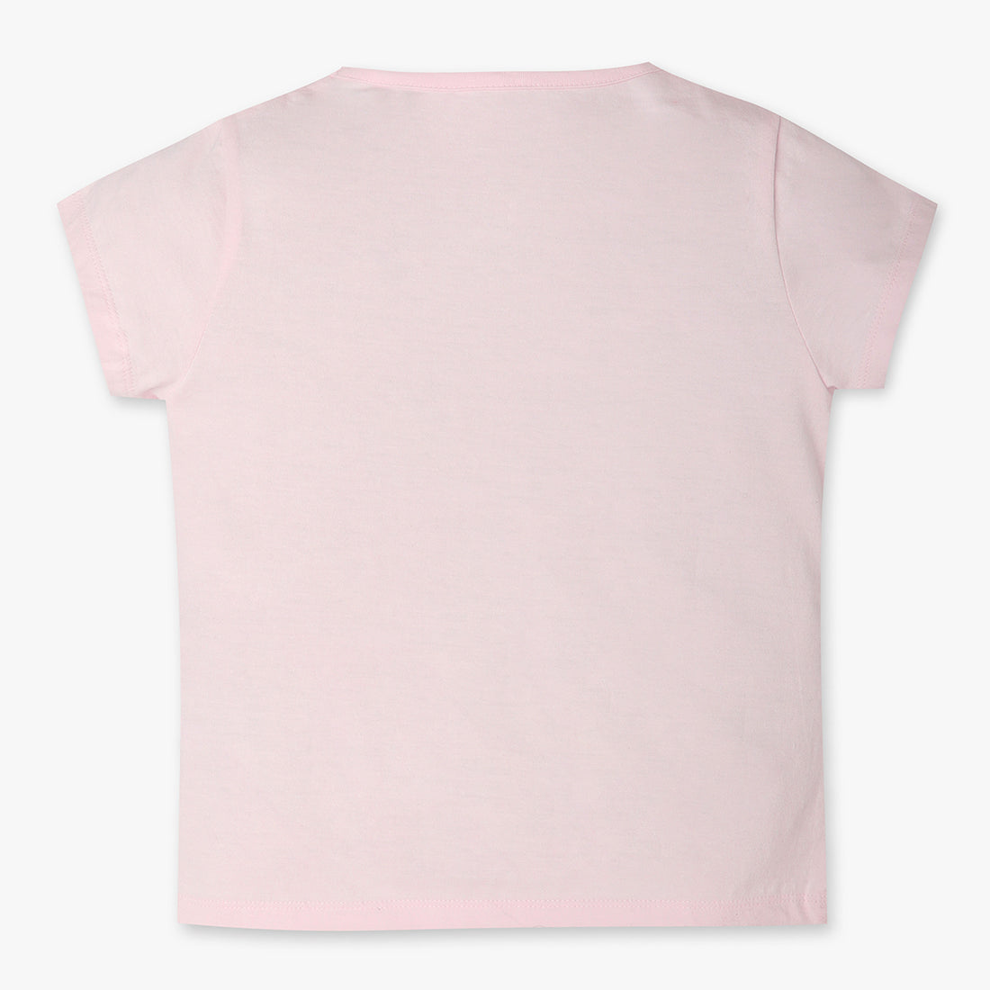 Girls Regular Fit Graphic Crew Neck T-Shirt