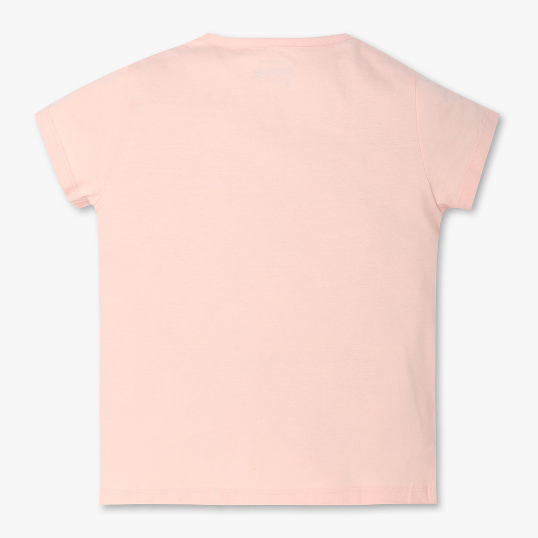 Girls Regular Fit Graphic Crew Neck T-Shirt